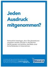 Schreddern im Büro: Info-Poster zum Ausdrucken | Shred-it DE